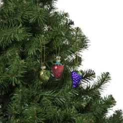 Xenos Kersthangers|Kerstballen-Kersthangers mini - fruit - set van 3