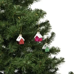 Xenos Kersthangers|Kerstballen-Kersthangers mini - huisjes - set van 3