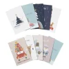 Xenos Kerst Knutselen-Kerstkaarten box kleur - set van 10