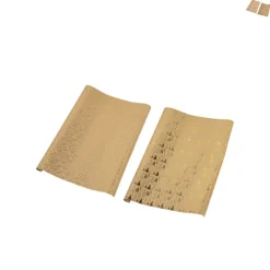 Xenos Kerst Inpakken-Kerstpapier hotstamp - diverse varianten - set van 2