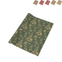 Xenos Kerst Inpakken-Kerstpapier kraft - diverse varianten - 200x70 cm