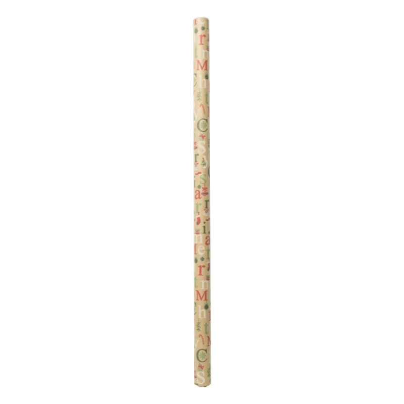 Xenos Kerst Inpakken-Kerstpapier kraft - diverse varianten - 200x70 cm