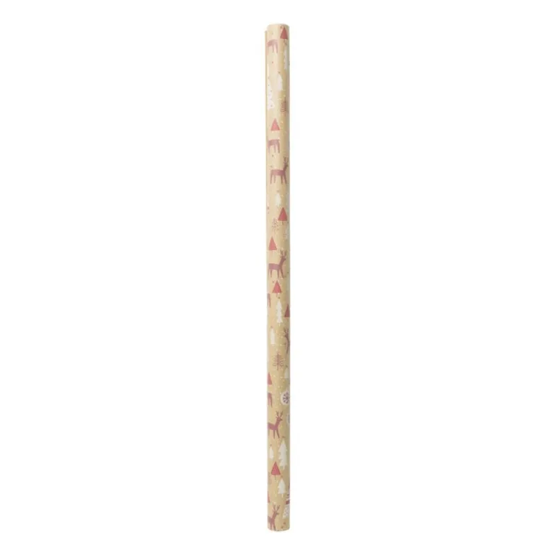 Xenos Kerst Inpakken-Kerstpapier kraft - diverse varianten - 200x70 cm