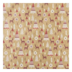 Xenos Kerst Inpakken-Kerstpapier kraft - diverse varianten - 200x70 cm