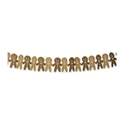 Xenos Kerstslingers-Kerstslinger gingerbread - bruin - 3.2 meter