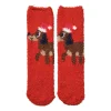 Xenos Kerstcadeaus-Kerstsokken teckel - rood - one size