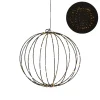 Xenos Kerstballen-Kerstverlichting hangende kerstbal - warm wit - ø35 cm
