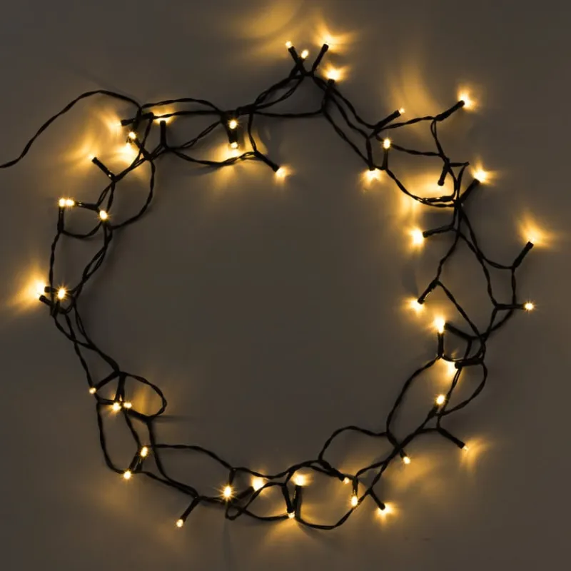 Xenos Kerstverlichting|Kerstboom Verlichting-Kerstverlichting LED - warm wit - 50 lampjes - 3.7 meter