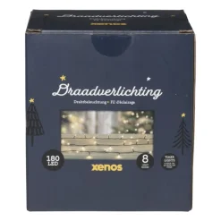 Xenos Kerstverlichting|Kerstboom Verlichting-Kerstverlichting LED - warm wit - 180 lampjes - 13.5 meter