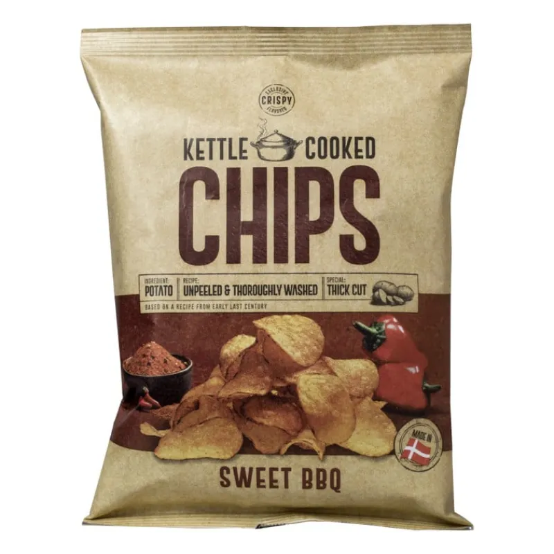 Xenos Chips, Nootjes En Zoutjes-Kettle Cooked Chips - sweet BBQ - 150 gram