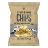 Xenos Chips, Nootjes En Zoutjes-Kettle Cooked Chips - zeezout en peper - 150 gram