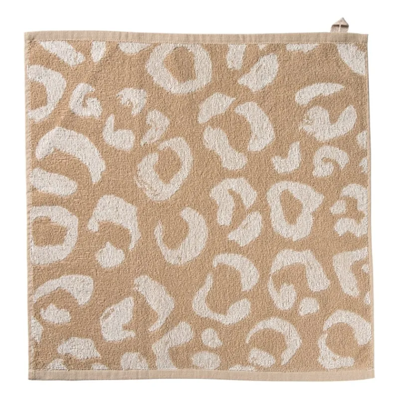 Xenos Thee- En Keukendoeken-Keukendoek animal - beige/bruin - 50x50 cm