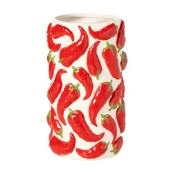 Xenos Keukengerei|Voorraadpotten-Keukengerei pot peper - rood - ø11.5x20 cm