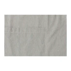 Xenos Schorten-Keukenschort gestreept - groen/wit - 65x85 cm