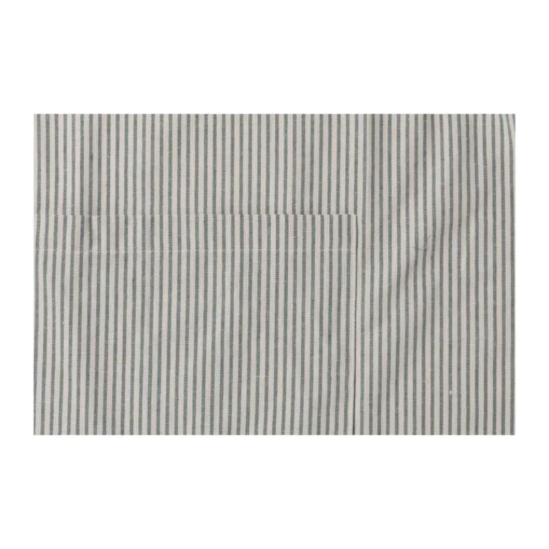 Xenos Schorten-Keukenschort gestreept - groen/wit - 65x85 cm