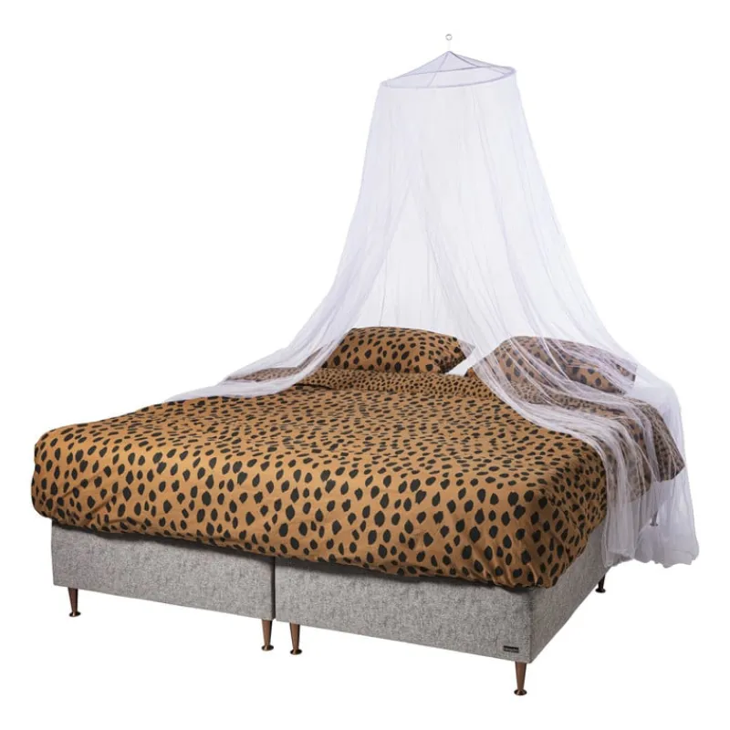 Xenos Klamboes-Klamboe met ring - 2-persoons - wit - ⌀60x230x1000 cm