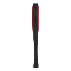 Xenos Kledinghangers-Kledingborstel - zwart/rood - 26x6x2 cm