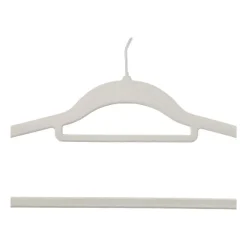 Xenos Kledinghangers-Kledinghanger vilt - grijs - set van 5