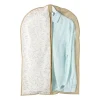 Xenos Kledingrekken-Kledinghoes leafs - bruin/beige - 90x60x15 cm