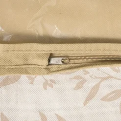 Xenos Kledingrekken-Kledinghoes leafs - bruin/beige - 90x60x15 cm