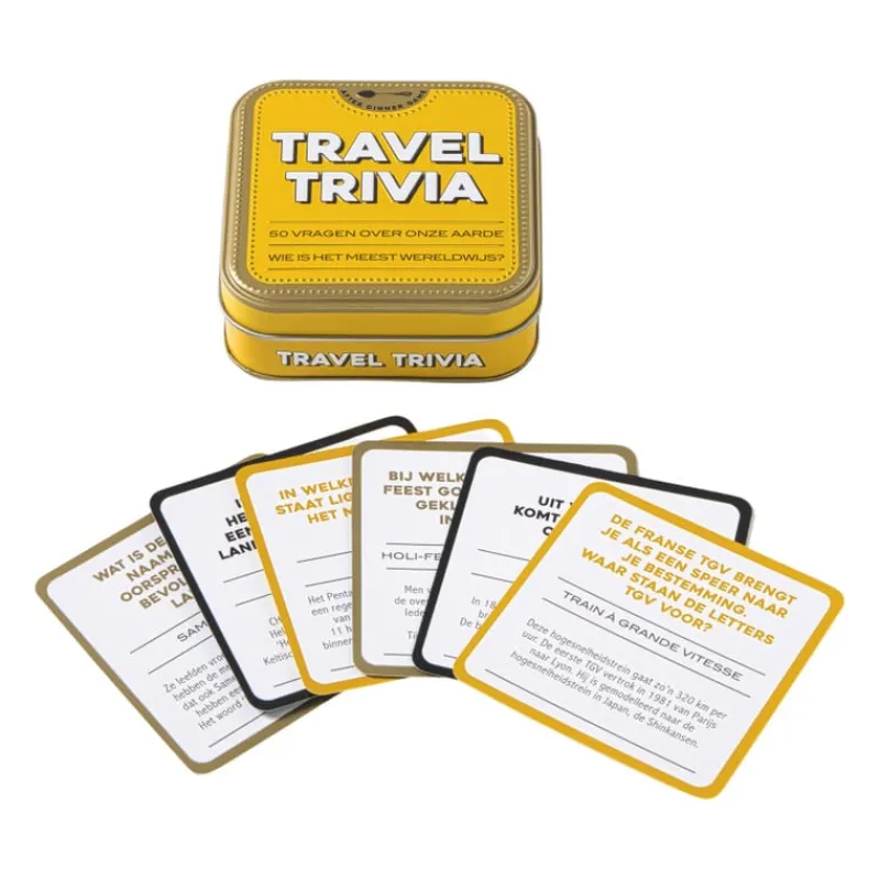 Xenos Spellen|Kerstcadeaus-Kletskaarten - travel & trivia