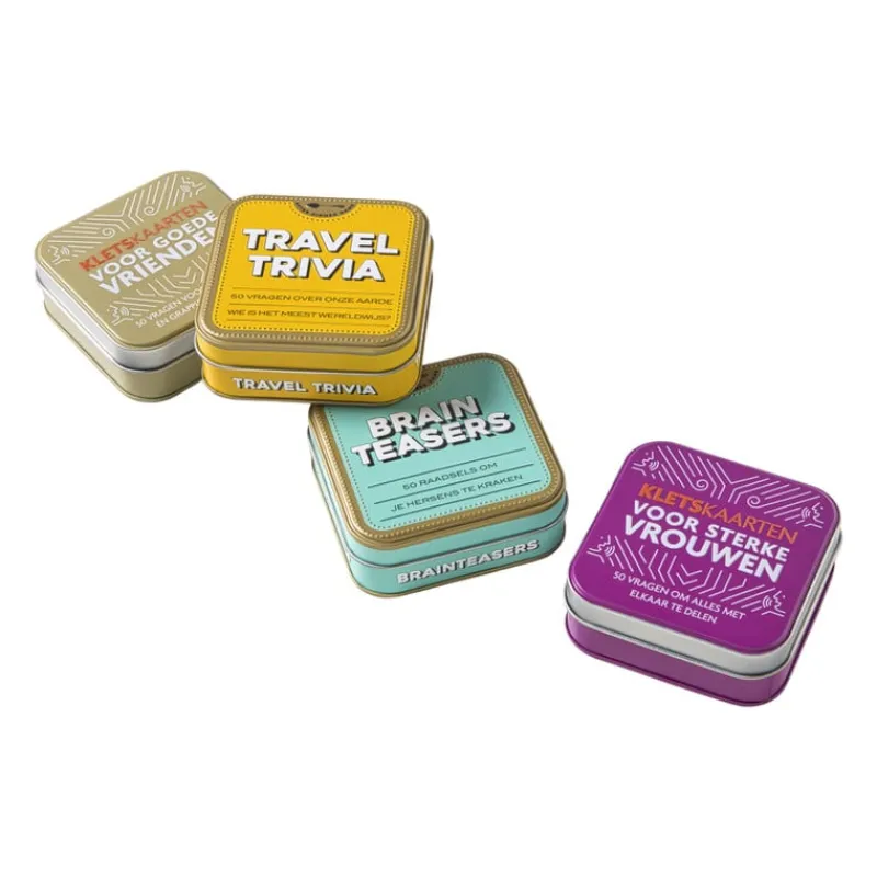Xenos Spellen|Kerstcadeaus-Kletskaarten - travel & trivia