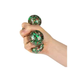 Xenos Spellen|Kerstcadeaus-Knijpbal glitter - multikleur - diverse varianten