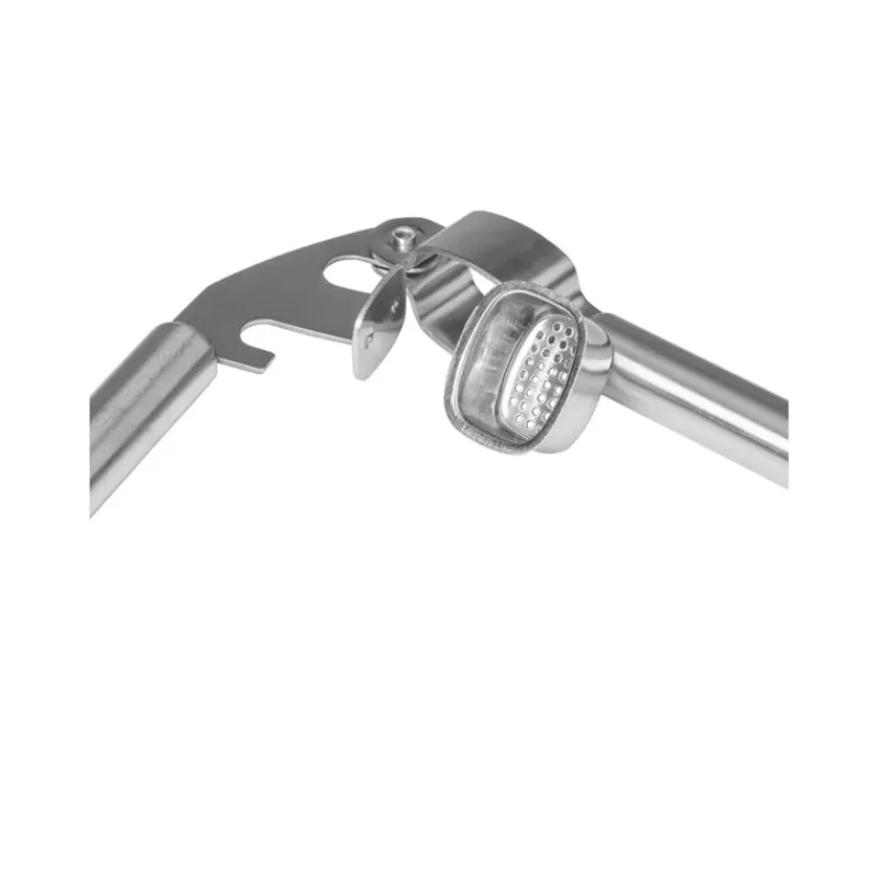 Xenos Keukengerei-Knoflookpers London - zilverkleurig - 19 cm