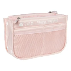 Xenos Koffer Organizers-Koffer/tas organizer - roze - 23.5x7x14 cm