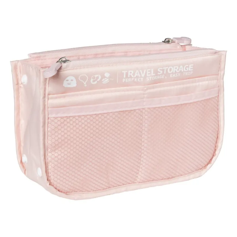 Xenos Koffer Organizers-Koffer/tas organizer - roze - 23.5x7x14 cm
