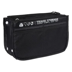 Xenos Koffer Organizers-Koffer/tas organizer - zwart - 23.5x7x14 cm