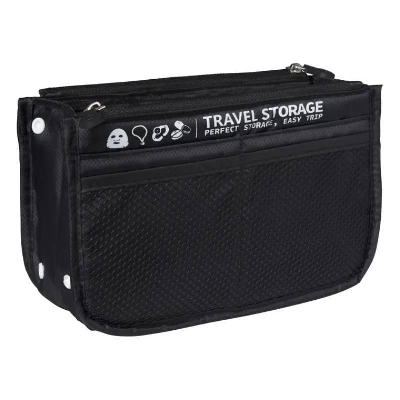 Xenos Koffer Organizers-Koffer/tas organizer - zwart - 23.5x7x14 cm