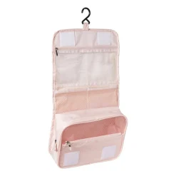Xenos Koffer Organizers-Koffer/tas organizer met haak - roze - 24.5x18.5x8.5 cm
