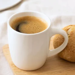 Xenos Mokken-Koffie mok wit - porselein - 200 ml
