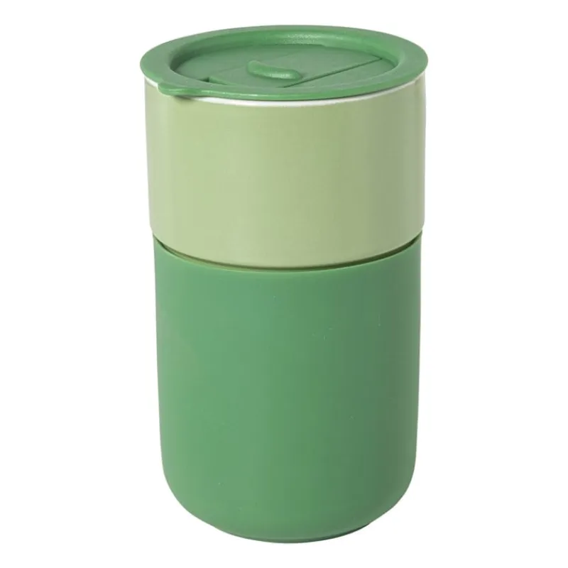 Xenos Drinkflessen-Koffiebeker to go - groen - 360 ml