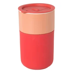 Xenos Drinkflessen-Koffiebeker to go - oranje - 360 ml