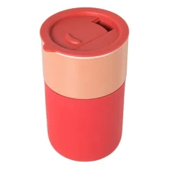 Xenos Drinkflessen-Koffiebeker to go - oranje - 360 ml