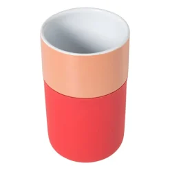 Xenos Drinkflessen-Koffiebeker to go - oranje - 360 ml