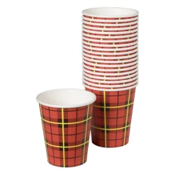Xenos Wegwerpservies-Koffiebekers scotties - set van 20