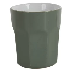 Xenos Mokken-Koffiemok facet - Groen - 250 ml