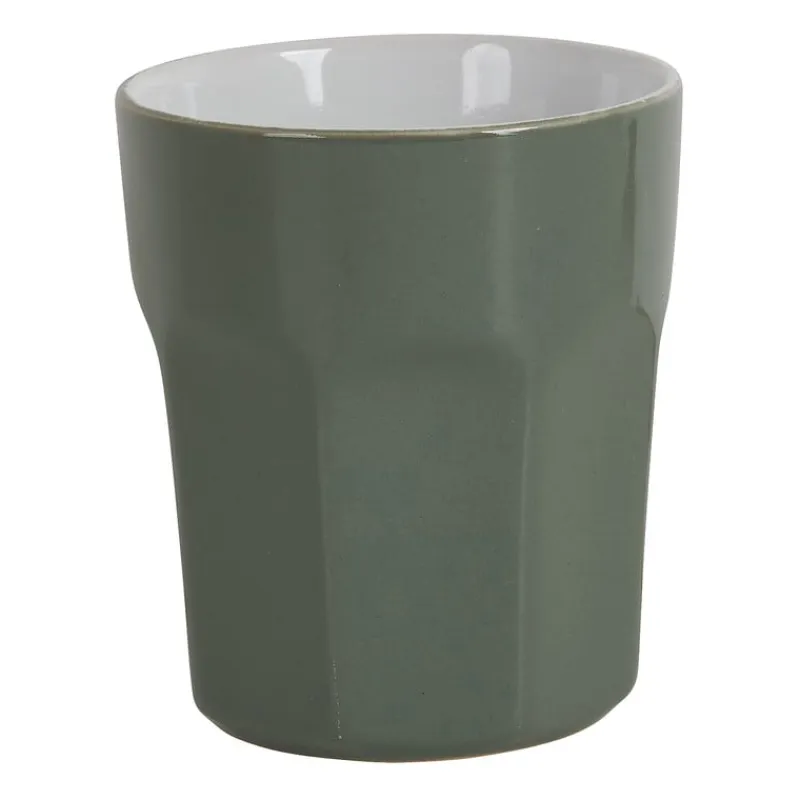 Xenos Mokken-Koffiemok facet - Groen - 250 ml