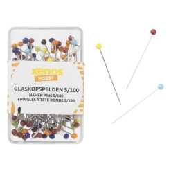 Xenos Knutselspullen-Kopspelden - ijzer - set van 100