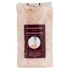 Xenos Kruiden En Specerijen-Kristalzout - roze - 1,5 kg