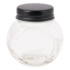 Xenos Voorraadpotten-Kruidenpot mini - zwart - 50 ml