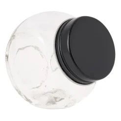 Xenos Voorraadpotten-Kruidenpot mini - zwart - 50 ml
