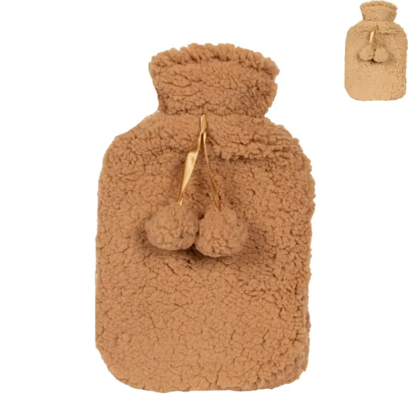 Xenos Winterartikelen-Kruik teddy - bruin - 1.5 liter