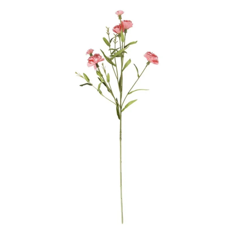Xenos Kunstbloemen-Kunstbloem anjer - roze - 70 cm