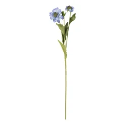 Xenos Kunstbloemen-Kunstbloem cosmea - blauw - 57 cm