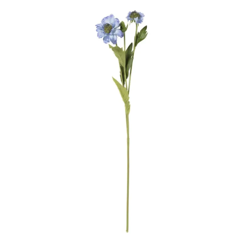 Xenos Kunstbloemen-Kunstbloem cosmea - blauw - 57 cm