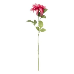 Xenos Kunstbloemen-Kunstbloem dahlia - fuchsia - 75 cm